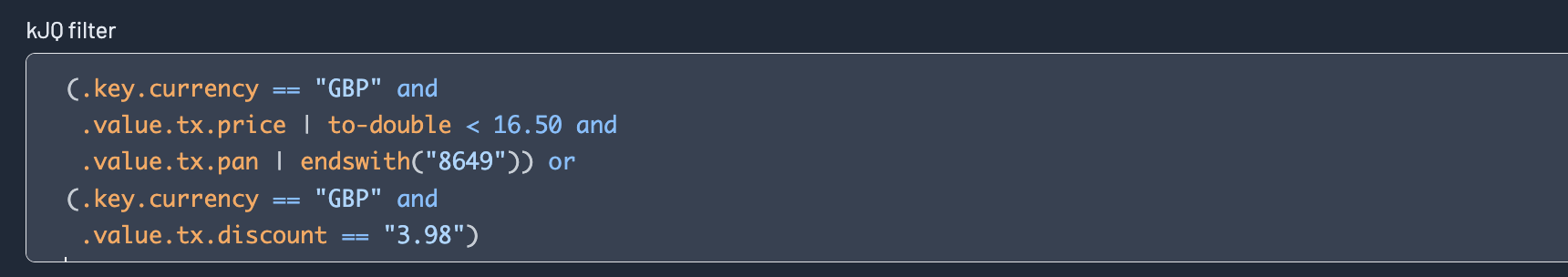 Sample KJQ Query